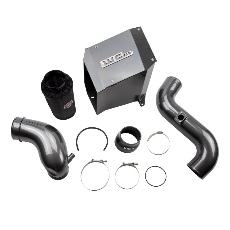 Wehrli 04.5-05 Duramax LLY 4in Stage 2 Intake Kit - Cat Yellow