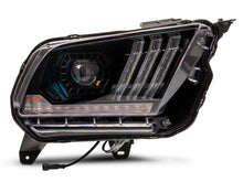 Load image into Gallery viewer, Raxiom 10-12 Ford Mustang LED Projector Headlights SEQL Turn Signals- Black Housing (Clear Lens)