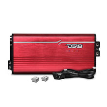 Load image into Gallery viewer, DS18 1-Channel Amp Class D Full-Range Monoblock 5000 Watts RMS/1ohm DPIV1/0 Terminals Included Red