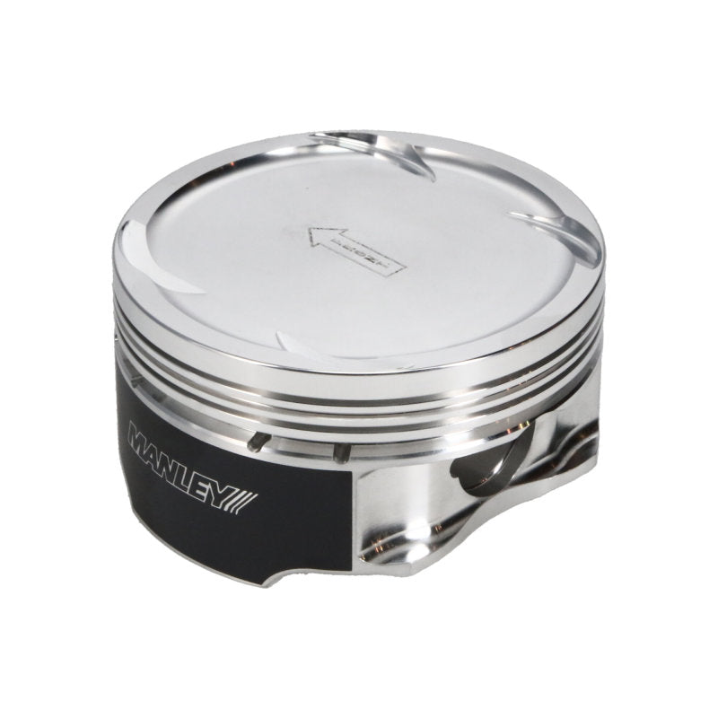Manley 03-07 Nissan 350Z/Maxima/Altima 81.4mm Stroker 95.5mm Std Bore 8.5:1 Dish Piston Set w/ Rings - GTR Auto