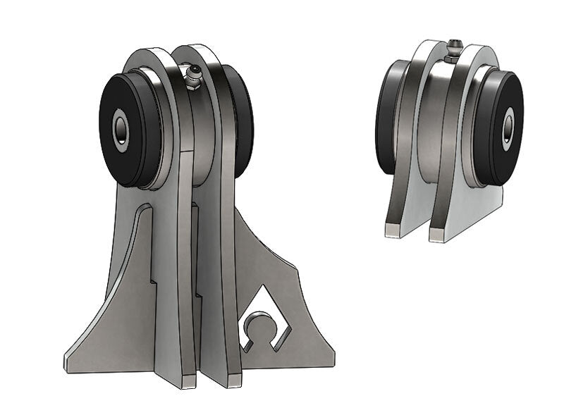 Artec Industries 97-06 Jeep Wrangler TJ Weld On Uca Brackets Daystar Bushings 7/16 In Hole BR1122