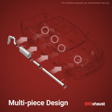 Load image into Gallery viewer, BRExhaust 16-24 Chevrolet Malibu 1.5L Direct-Fit Replacement Exhaust System