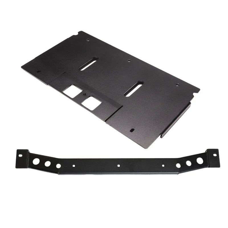 Cali Raised 2024+ Toyota Tacoma Transfer Case Skid Plate - Non-Hybrid / Steel / Powder Coat CR4321