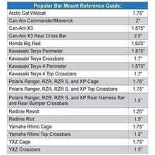 Load image into Gallery viewer, Rugged Radios Dual Headset Hanger with Bar Mount 1.75 Inches Tube Diameter