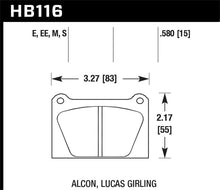 Load image into Gallery viewer, Hawk Blue 9012 Motorsports Race Pads