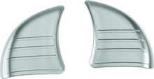 Load image into Gallery viewer, Kuryakyn Tri-Line Inner Fairing Cover Plates Chrome