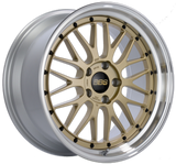 BBS LM 21x10.5 5x112 ET10 Gold Wheel 82mm PFS Required