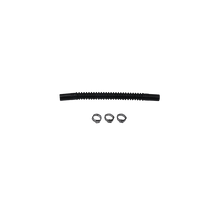 Load image into Gallery viewer, DeatschWerks Convoluted Tubing 150mm Length x 10mm ID Side 1 x 10mm ID Side 2 - Black