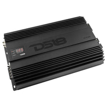 Load image into Gallery viewer, DS18 1-Channel Amp 9200 Burst/0.5ohm 5000/1ohm 3500/2ohm 2200/4ohm Watts RMS w/ Voltmeter Black