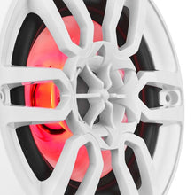 Load image into Gallery viewer, DS18 NXL Series Coaxial Marine Speaker w/ RGB Lights 6.5in 2-Way 100 Watts RMS 4 ohm White