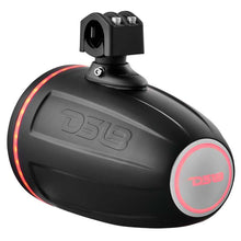 Load image into Gallery viewer, DS18 Marine And Powersports Towers Speakers Not Included 8in RGB LED Lights Black