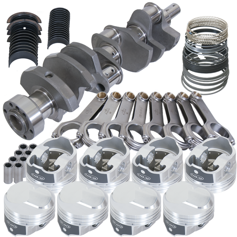 Eagle Chevy 454 4.000in Crank 6.135in H-Beam 43cc Dome 4.280in Pistons Rotating Assembly - GTR Auto