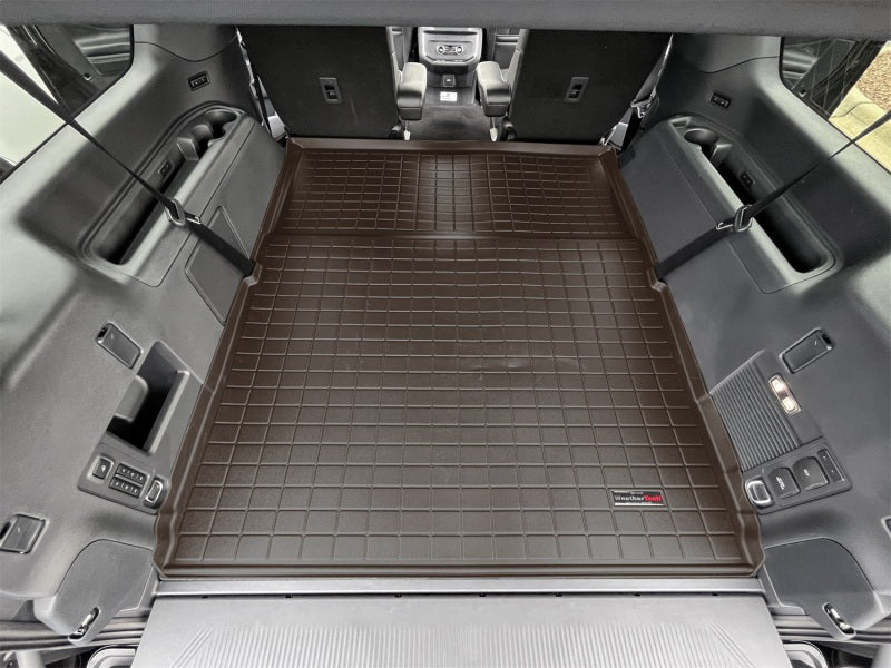 WeatherTech 25-26 Ford Expedition Max Trunk Cargo Liners - Cocoa 431871