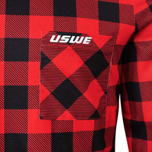 Load image into Gallery viewer, USWE Flannel Long Sleeve Lightweight Off-Road Jersey Flame Red - 2XL