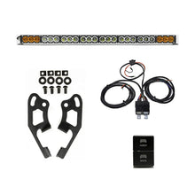Load image into Gallery viewer, Cali Raised Sherpa Roof Rack Dual Funct. Light Bar &amp; Mount Brckt Kit w/ Wire Harness &amp; Small Switch CR4284