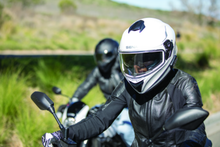 Load image into Gallery viewer, Sena Technologies Outforce Full Face Bluetooth Helmet Glossy White - XL