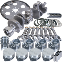 Load image into Gallery viewer, Eagle Chevy 305 1Pc 3.480in Crank 5.700in I-Beam Rods 3.766in Pistons 153 Tooth FP Balanced Assembly