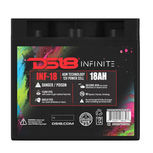 Load image into Gallery viewer, DS18 750 Watts 18 AH Infinite AGM Power Cell Battery