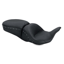 Load image into Gallery viewer, Mustang 08-21 Harley Electra Glide,Rd Glide,Rd King Str Glide Lowdown 1PC Seat Black Pearls - Black