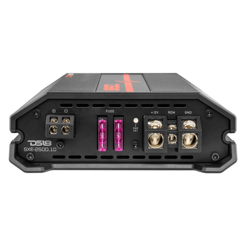 DS18 1-Channel SXE Amplifier Class D 800/1ohm 600/2ohm 300/4ohm Watts RMS- Red