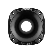 Load image into Gallery viewer, DS18 2in Short Bolt-On Throat Horn 57 Degree 2.6in Depth Black Aluminum