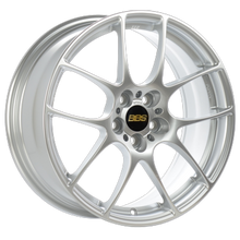 Load image into Gallery viewer, BBS RF 18x8 5x112 ET45 PFS Diamond Silver Wheel -82mm PFS/Clip Req