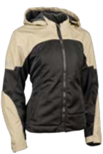 Load image into Gallery viewer, Speed and Strength Starstruck Mesh Jacket Trench Tan/Black Womens - 2XL