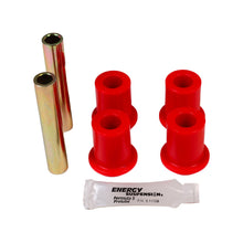 Load image into Gallery viewer, Energy Suspension Universal Bushing 1.25 Id Eye/3.50Lg. 7/16 Bolt Fabr Flange Style - Red