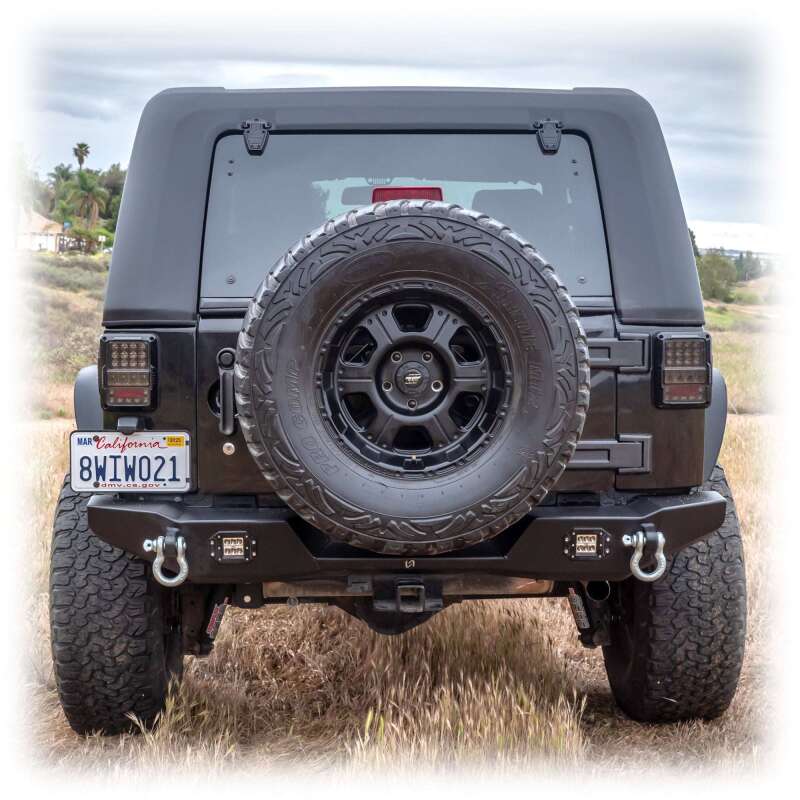 Turn Offroad 07-18 Jeep JK 2 Door Fastback Hardtop 2-Piece White HTJKFB2-M2W
