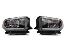 Load image into Gallery viewer, Raxiom 14-21 Toyota Tundra Axial Series Headlights w/ LED Bar- Black Housing (Clear Lens)