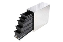 Load image into Gallery viewer, Dee Zee Universal Tool Box - Wheel Well Box With Drawers (Aluminum)