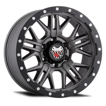 Load image into Gallery viewer, Mamba M25 20x9 5x139.7 ET12 Matte Grey w/ Black Lip Edge
