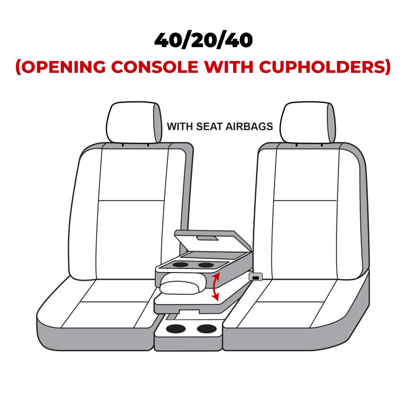 Covercraft 19-20 Ford F150 Waterproof Polyester SeatSaver Custom Front Row Seat Covers - Taupe