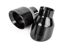 Load image into Gallery viewer, APR Double-Walled 4in Slash-Cut Tips - Polished Diamond Black - Set of 2 TPK0003