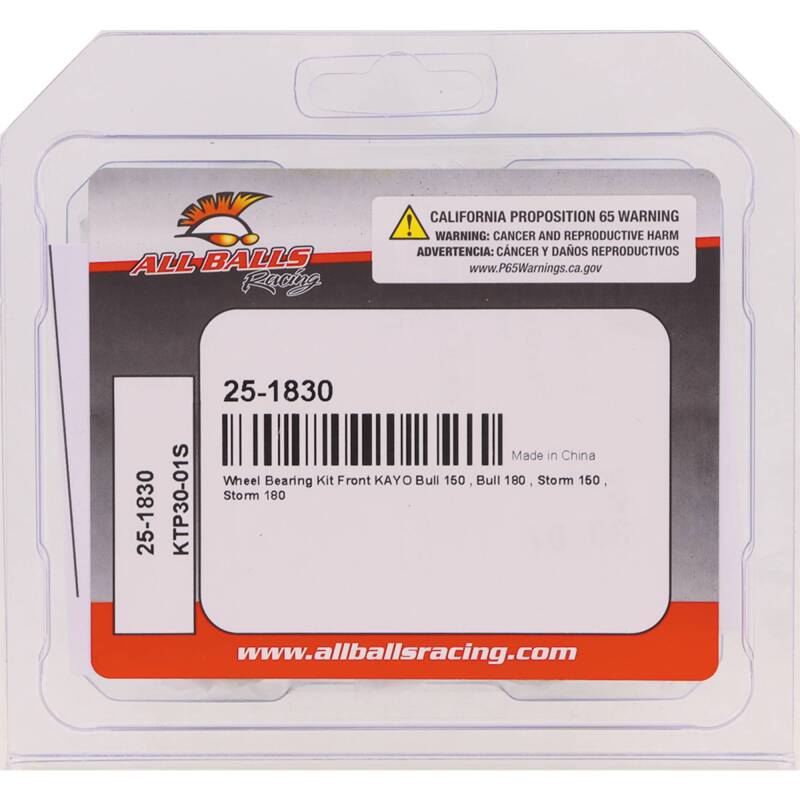 All Balls Racing Wheel Bearing Kit 25-1830