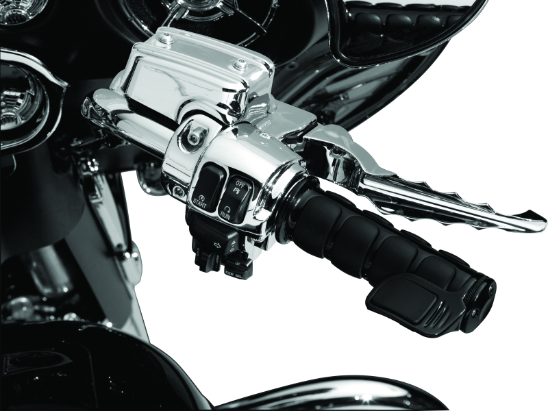 Kuryakyn ISO Grips Without Throttle Boss Throttle-By -Wire Black