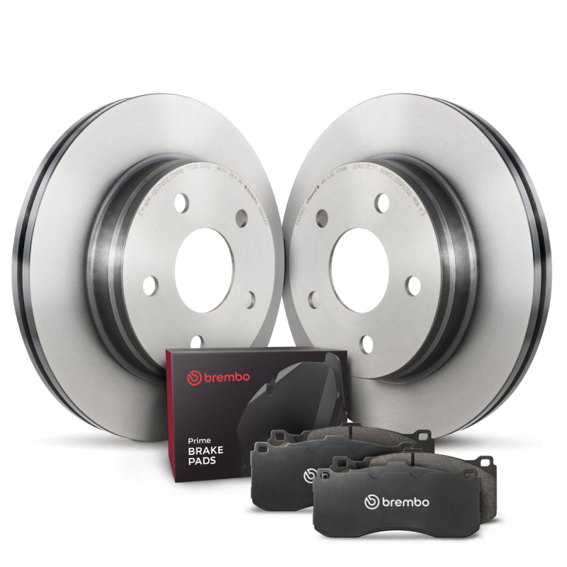 Brembo OE 02-06 Audi A4/A4 Quattro Rear Disc Brake Kit KT04216