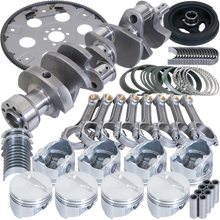 Load image into Gallery viewer, Eagle Chevy 350 1Pc 3.750in Crank 5.700in I-Beam Rods 4.060in Pistons 168 Tooth FP Balanced Assembly