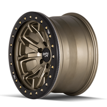 Load image into Gallery viewer, Dirty Life 9303 DT-1 17x9 / 5x127 BP / -38mm Offset / 78.1mm Hub Satin Gold Wheel - Beadlock - GTR Auto