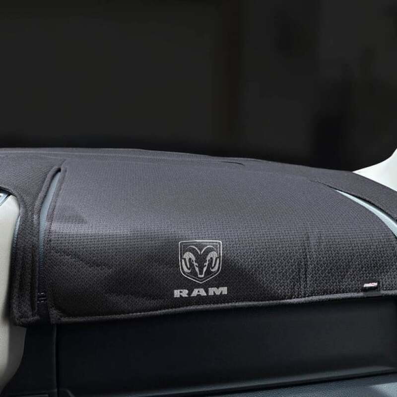 Covercraft 19-24 Dodge Ram 1500 Not Classic w/ Heads Up Display Limited Edition Dash Cover w Logo 62211FR11-01-76