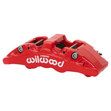 Load image into Gallery viewer, Wilwood Caliper-Aero4-L/H - Red 1.50/1.50in. Pistons 1.25 Disc