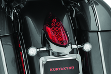 Load image into Gallery viewer, Kuryakyn Rear Turn Signal &amp; License Plate Mount Indian Chrome