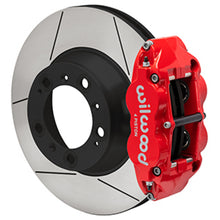 Load image into Gallery viewer, Wilwood 99-12 Porsche 911(996/997) Superlite 4R Rear Brake Kit Slotted 14.00in Rotor W/Lines - Red