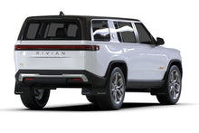 Load image into Gallery viewer, Rally Armor 22-26 Rivian R1S Black UR Mud Flap w/White Logo