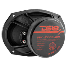Load image into Gallery viewer, DS18 6x9in 300 Watts RMS 4 ohm Neodymium and Ferrite Magnet Bullet Mid-Range Loudspeaker