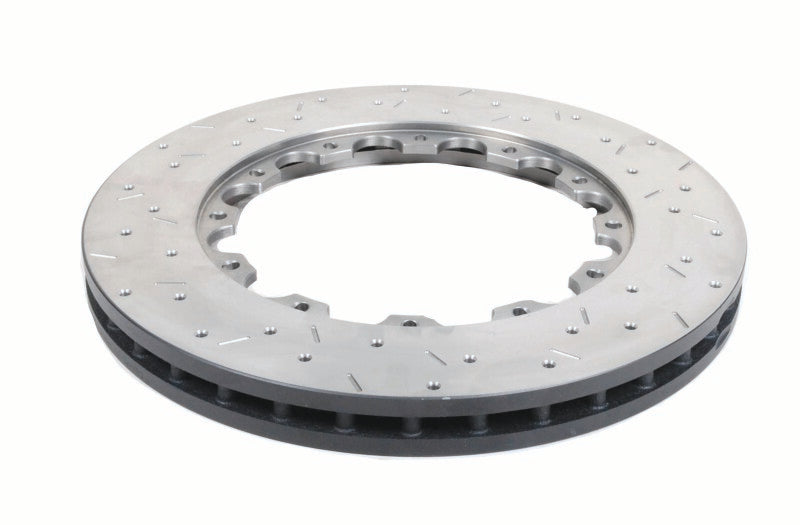 DBA 06-12 Chevrolet Corvette Z06 5000 Series Drilled and Slotted Front Replacement Rotor