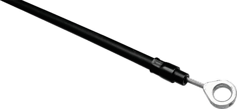 Bikers Choice 87-99 Touring Blackout Clutch Cable +6 Inch 68.75 Length