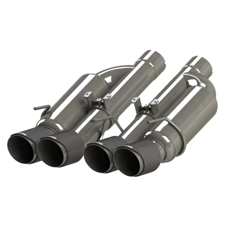 Kooks 09-13 Chevrolet Corvette Z06/ZR1 3in. Valved Axle-Back Exhaust w/ CF Tips