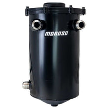 Load image into Gallery viewer, Moroso Split Top 16in Tall 8in Diameter MMPS 7.5qt Dry Sump Tank - Black