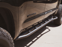Load image into Gallery viewer, Cali Raised 14-21 Toyota Tundra Trail Edition Rock Sliders - No Kick Out / BedLiner